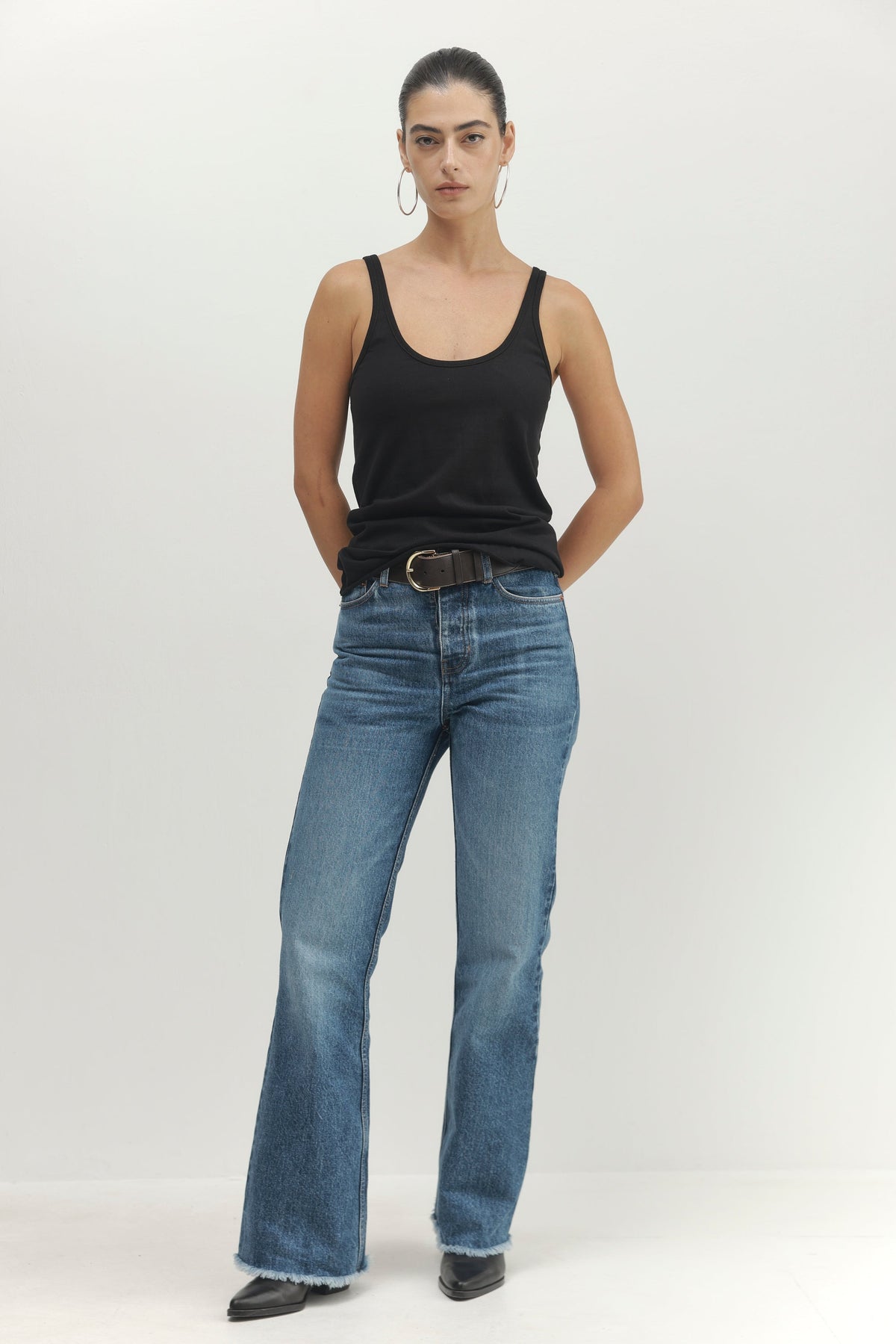 Women's Long Seam Jeans – High Rise
