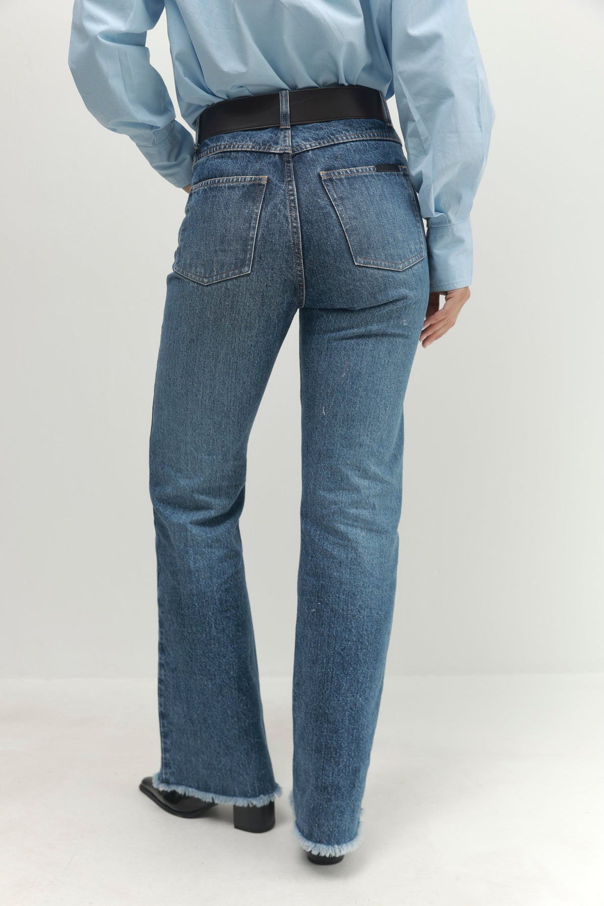 Women's Long Seam Jeans – High Rise