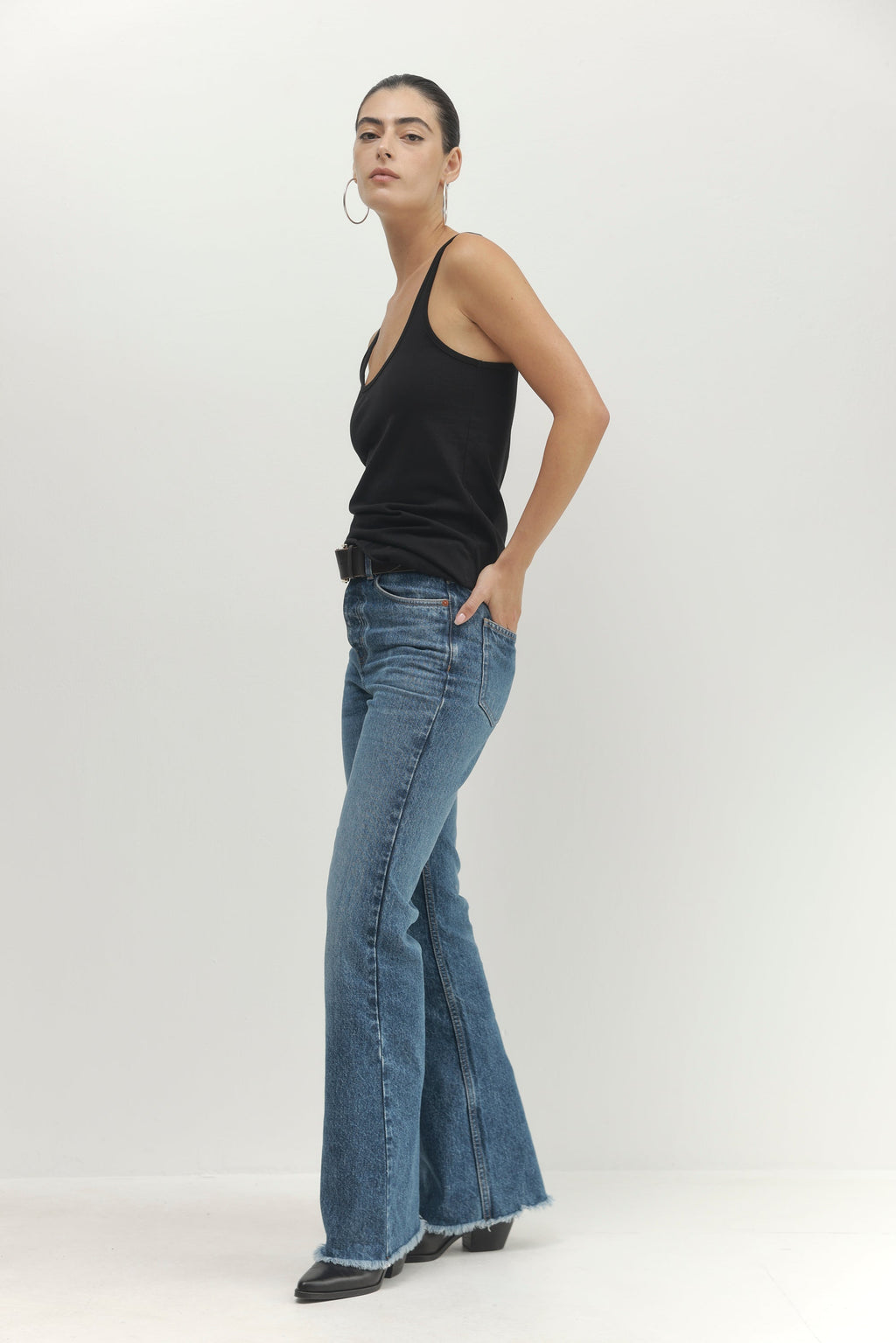 Women's Long Seam Jeans – High Rise